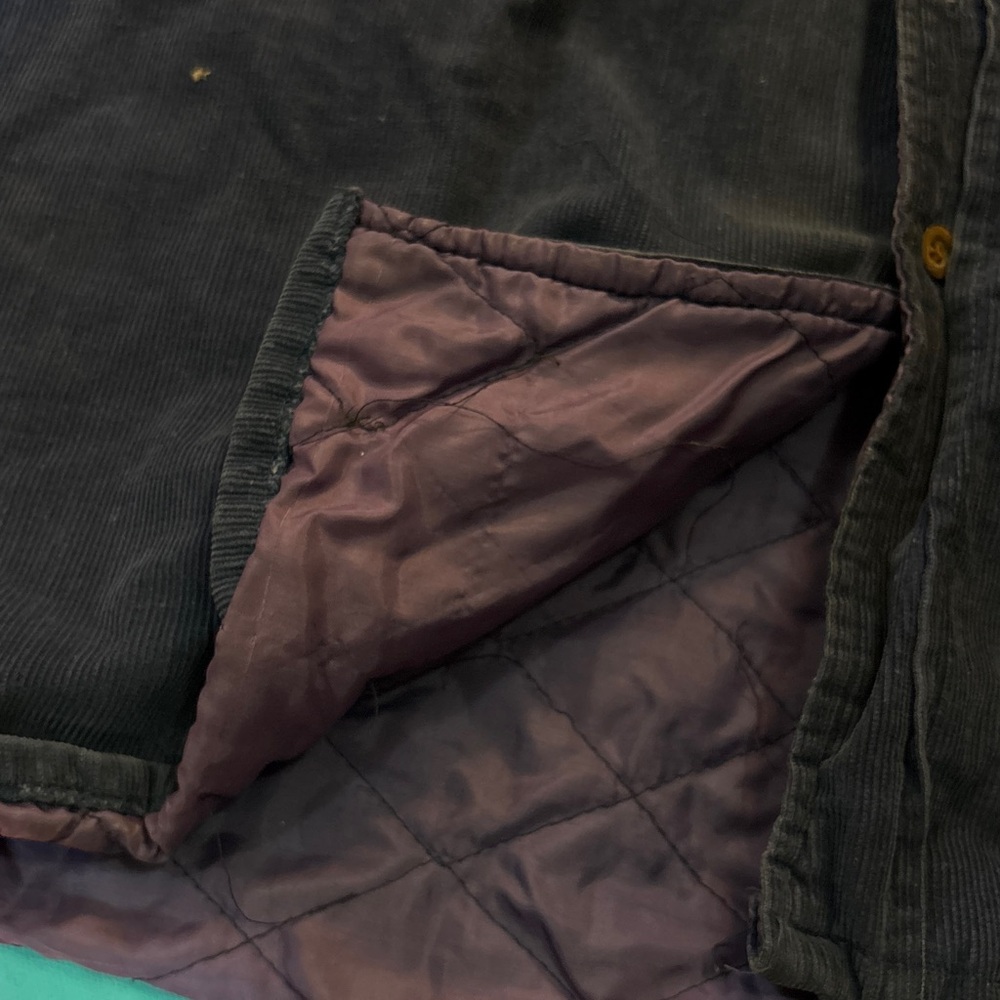 Vintage Corduroy Lined Button-Up Shirt Jacket - Picture 3 of 6